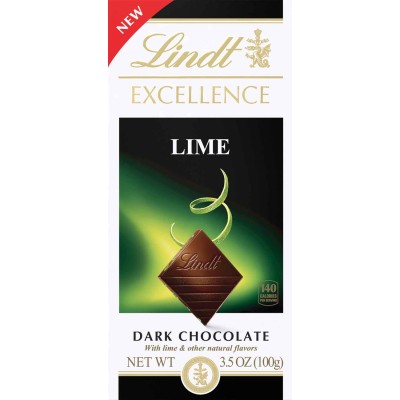 Lindt Excellence Lime Chocolate Bar
