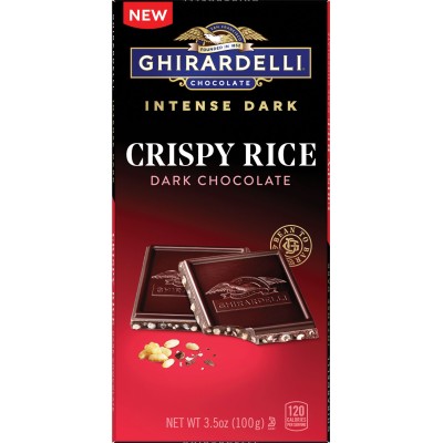 Ghirardelli Intense Dark Chocolate Crispy Rice Bar