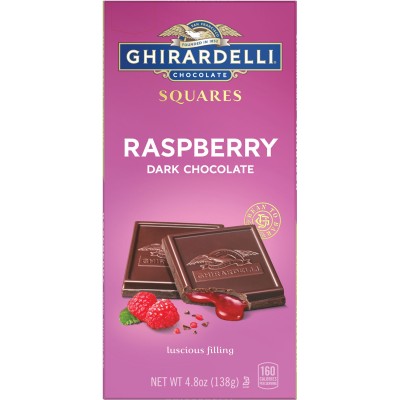 Ghirardelli Raspberry Dark Chocolate Squares Bar