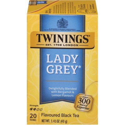 Twinings of London Lady Grey Tea 20 Count