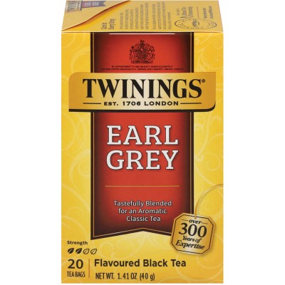 Twinings of London Earl Grey Tea 20 Count