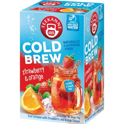 Teekanne Cold Brew Strawberry & Orange Tea