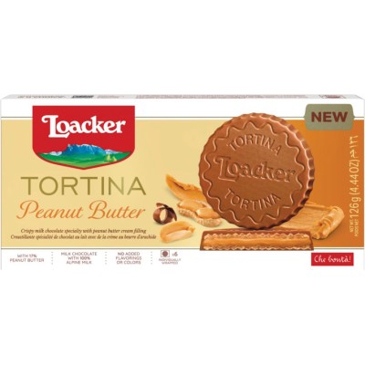 Loacker Tortina Peanut Butter 