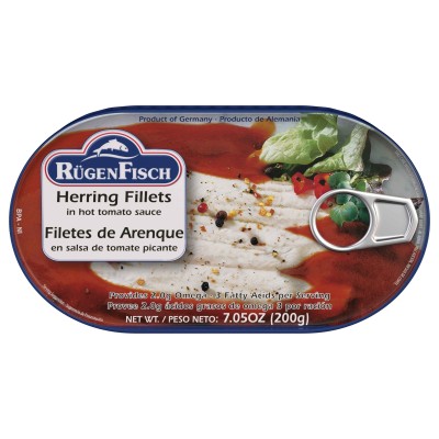RugenFisch Herring in Hot Tomato Sauce Tin