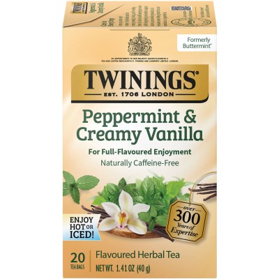 Twinings of London Buttermint Herbal Tea 20 Count 