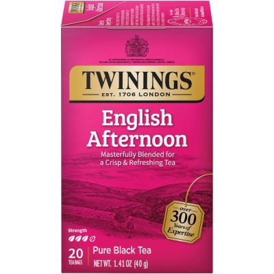 Twinings of London English Afternoon Tea 20 Count 