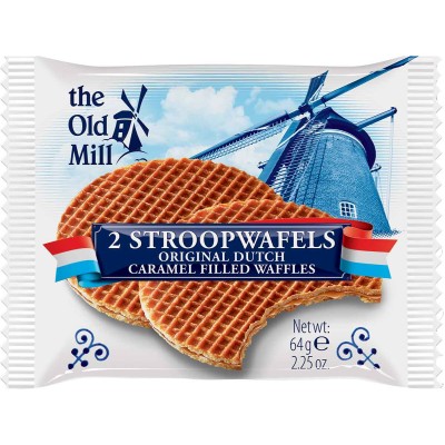 The Old Mill Stroopwafels Flowpack 2pc
