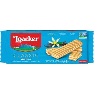 Loacker Vanilla Wafer Cookie Box NON GMO