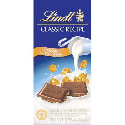 Lindt Classic Recipe Caramel with Sea Salt Milk Chocolate Bar