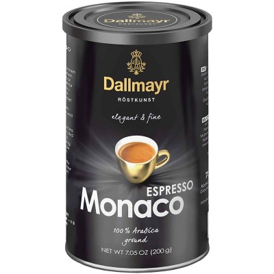 Dallmayr Espresso Monaco Ground Coffee Tin 