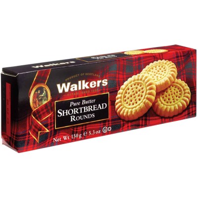 Walkers Shortbread Cookie Rounds Box