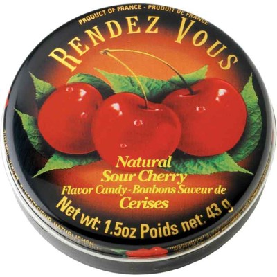 Rendez Vous Sour Cherry Candy Tin 
