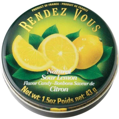 Rendez Vous Sour Lemon Candy Tin