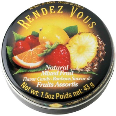Rendez Vous Mixed Fruit Candy Tin 