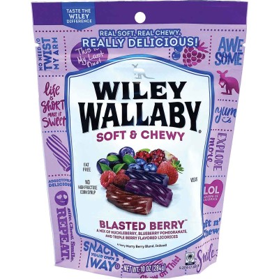 Wiley Wallaby Blasted Berry Licorice Bag