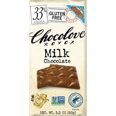 Chocolove Pure Milk Chocolate Bar