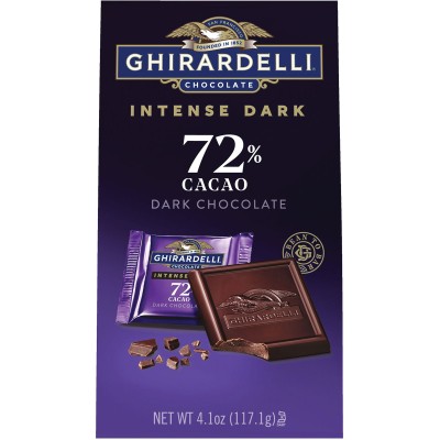 Ghirardelli Intense Dark 72% Cacao Squares Bag