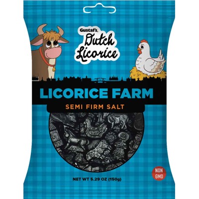 Dutch Licorice Farm Shapes Licorice Bag 