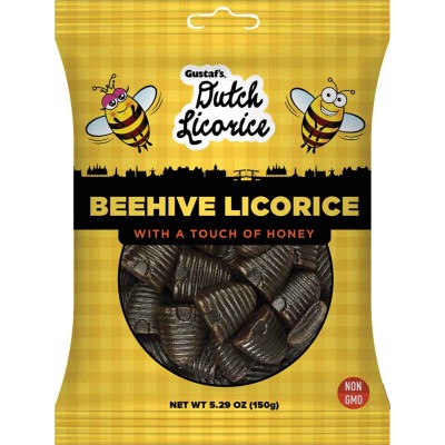 Dutch Licorice Beehive Licorice Bag 