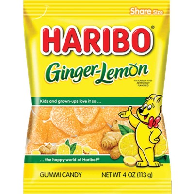 Haribo Ginger Lemon Gummies Bag