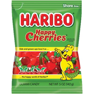 Haribo Twin Cherries Gummies in Bag