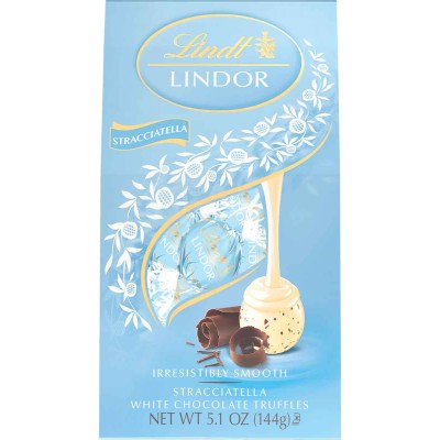 Lindt Stracciatella Chocolate Lindor Truffles Bag