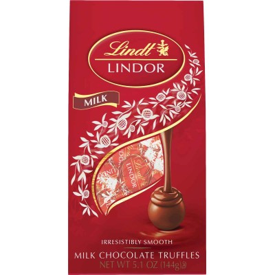 Lindt Milk Chocolate Lindor Truffles Bag