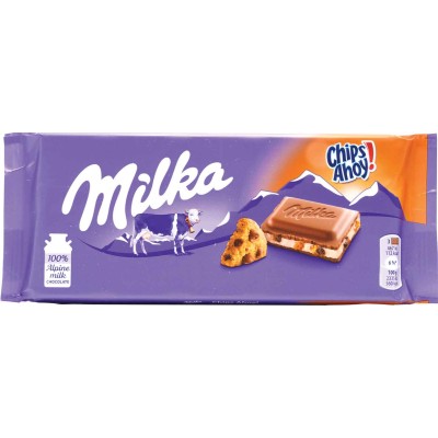 Milka Chips Ahoy Milk Chocolate Bar