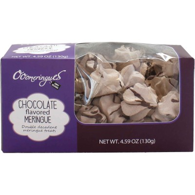 Ooomeringues Chocolate Flavored Meringues Box