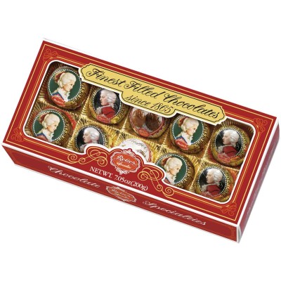 Reber Assorted 10 Piece Mozart, Constanze, and Truffle Kugel Gift Box