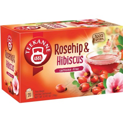 Teekanne Rosehips with Hibiscus Tea 20 Count