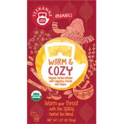 Teekanne Organics Warm and Cozy Organic Tea 20 Count